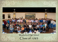 Weatherford High School Class of 1983 Group picture